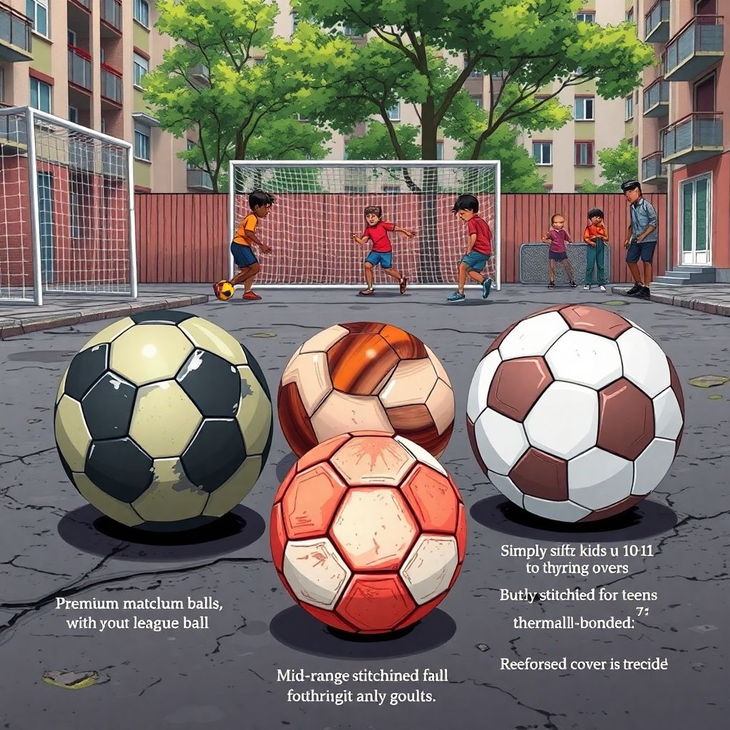Как выбрать футбольный мяч для дворовых матчей в городе