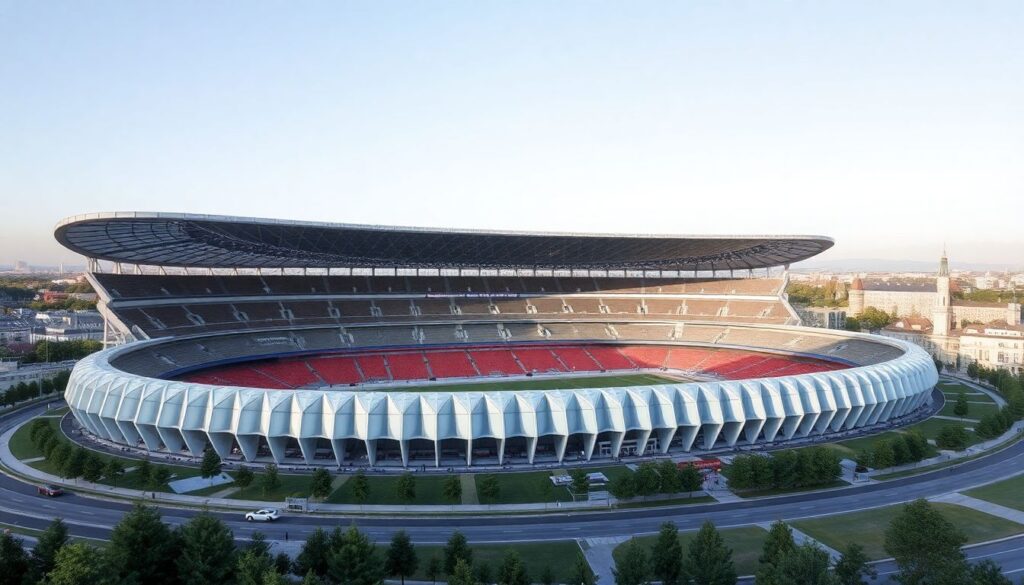 Городские стадионы и их влияние на развитие футбола - иллюстрация