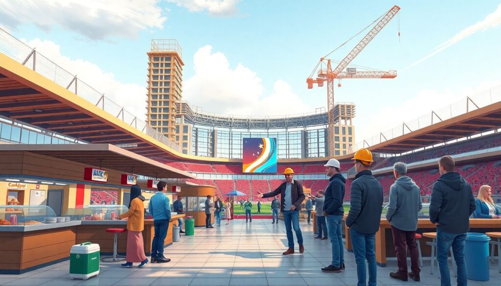 Городские стадионы и их влияние на развитие футбола - иллюстрация