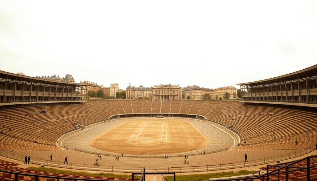 Городские стадионы: архитектура и фотографии - иллюстрация