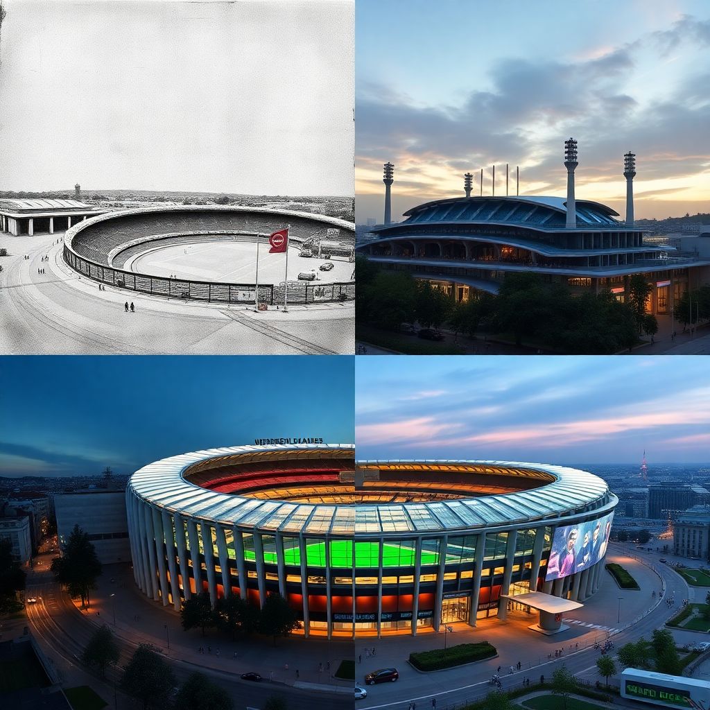 Городские стадионы: архитектура и фотографии современных спортивных арен