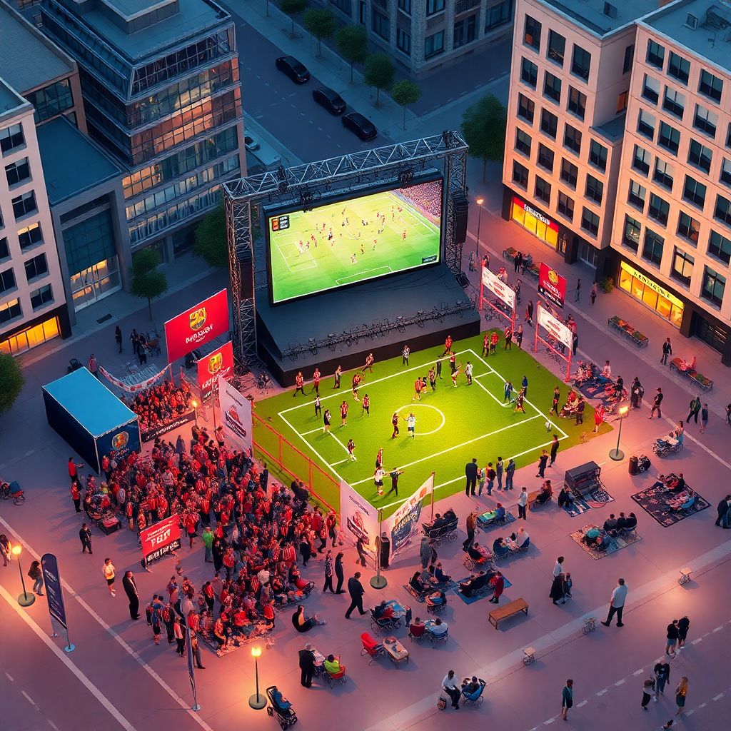 Как организовать фан-зону к матчу на городском мероприятии: полное руководство