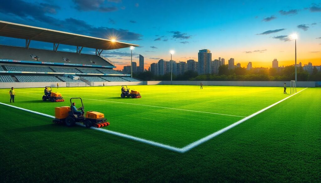 Секреты подготовки к матчам на искусственном газоне города - иллюстрация