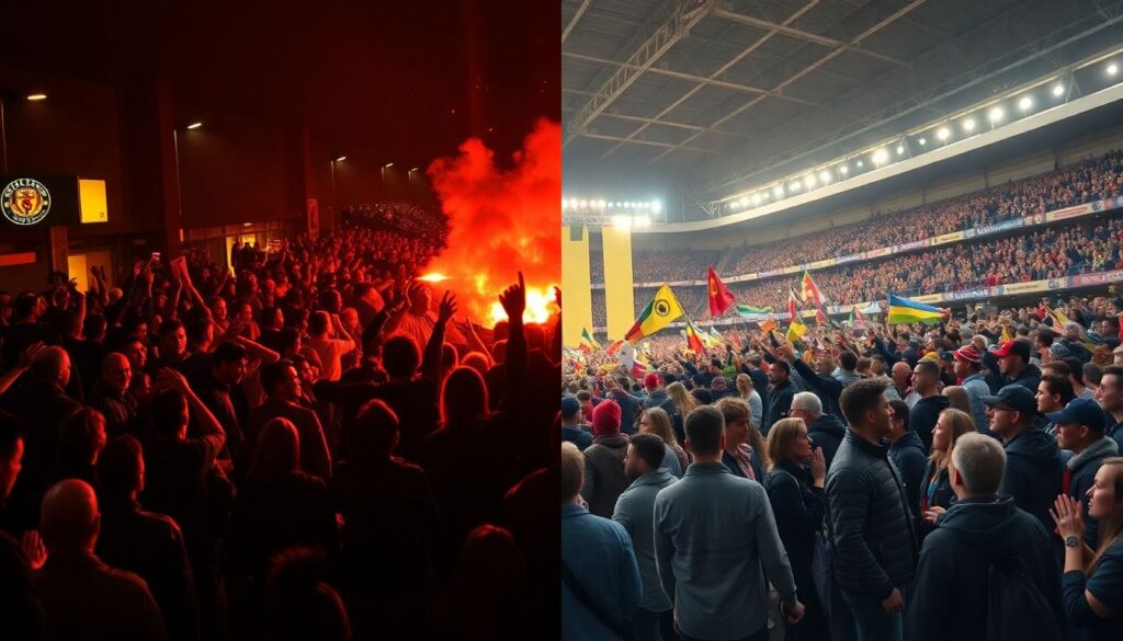 Культура боления за местную команду: города и районы - иллюстрация