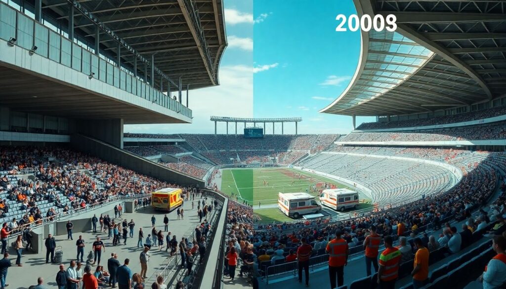 Значение медицинской поддержки на городских аренах - иллюстрация