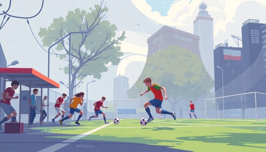 Путь к профессиональной лиге через городские клубы - иллюстрация