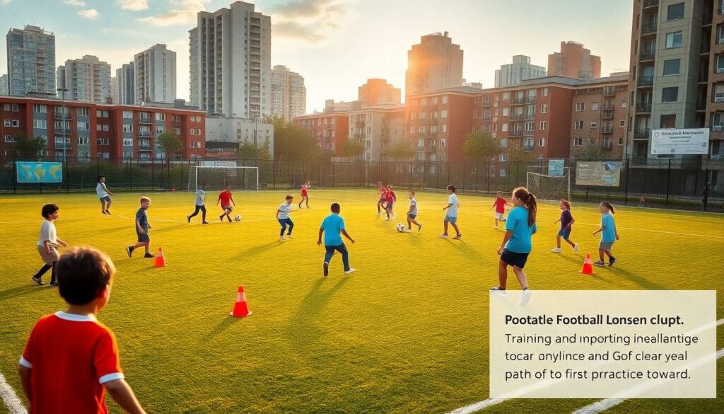 Городские образовательные программы по футболу - иллюстрация