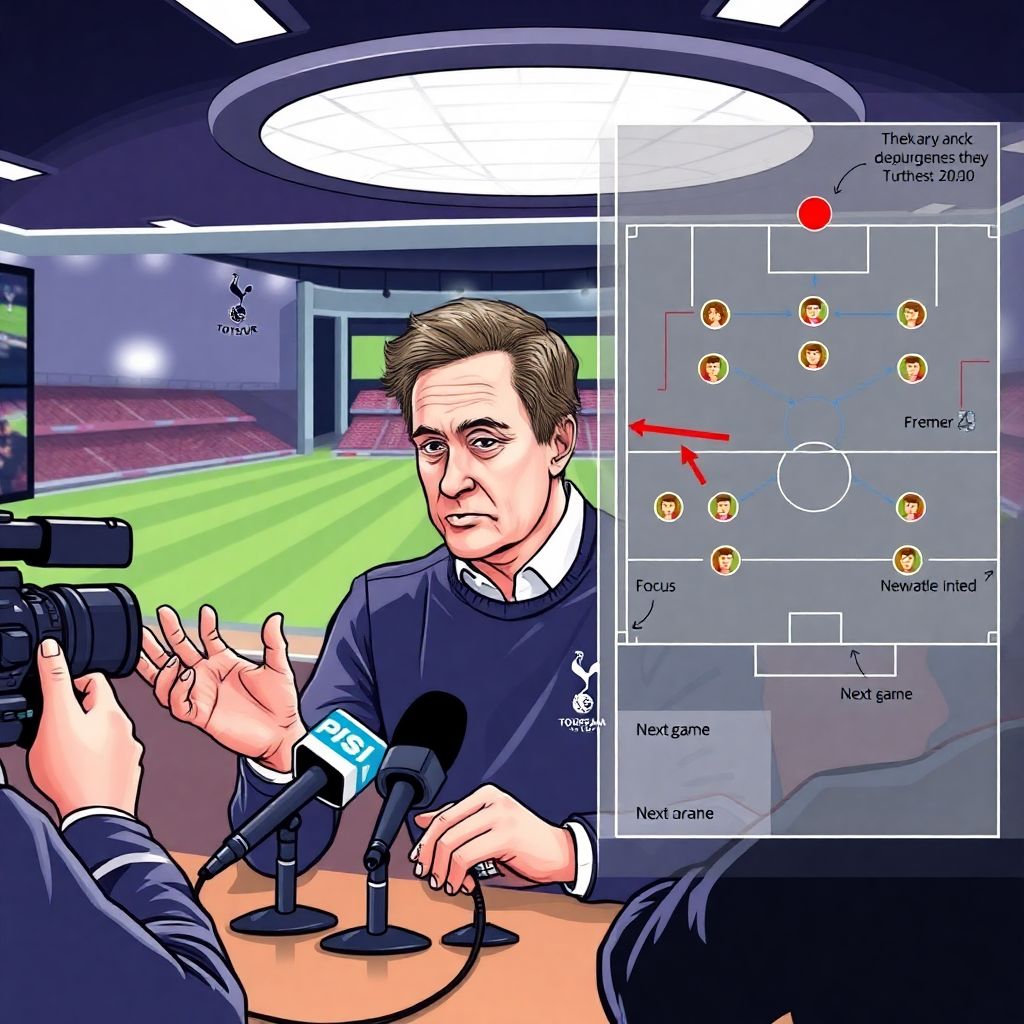 Тренер «Тоттенхэма» Томас Франк о поражении от «МЮ» и фокусе на «Ньюкасле»